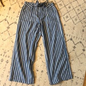 High Rise Striped Pants